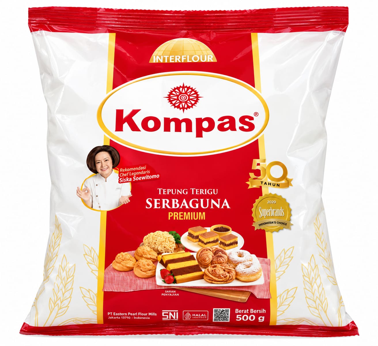 Kompas tepung terigu 500 gr