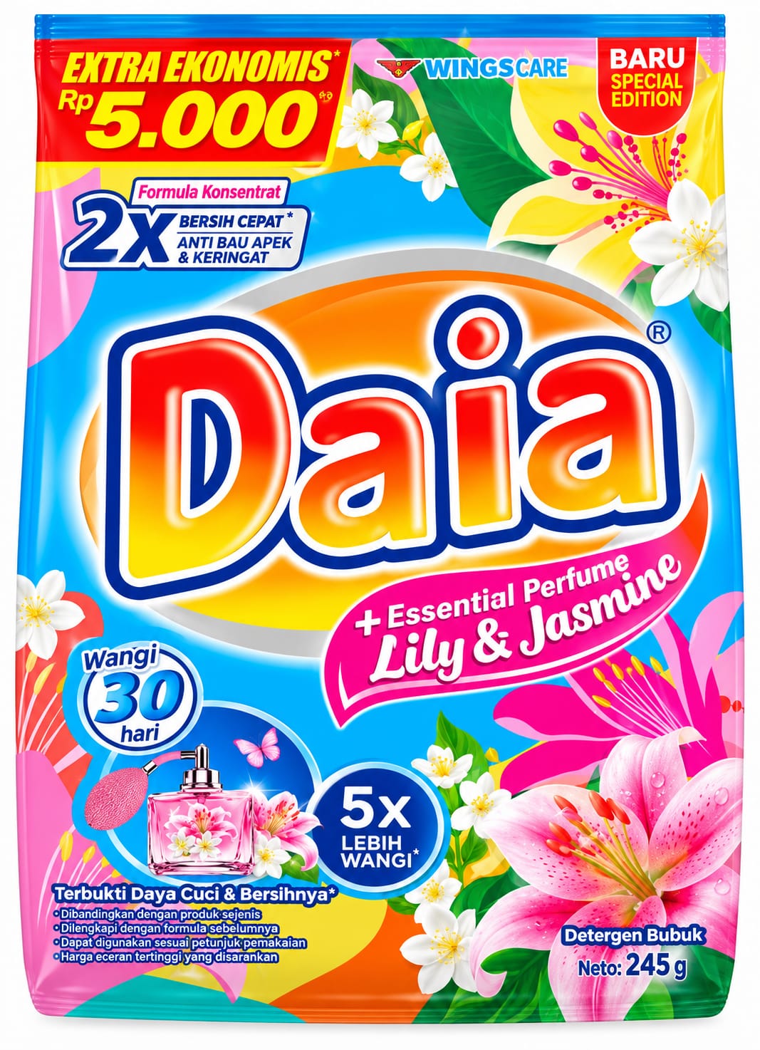 Daia lily & jasmine bubuk 245 gr