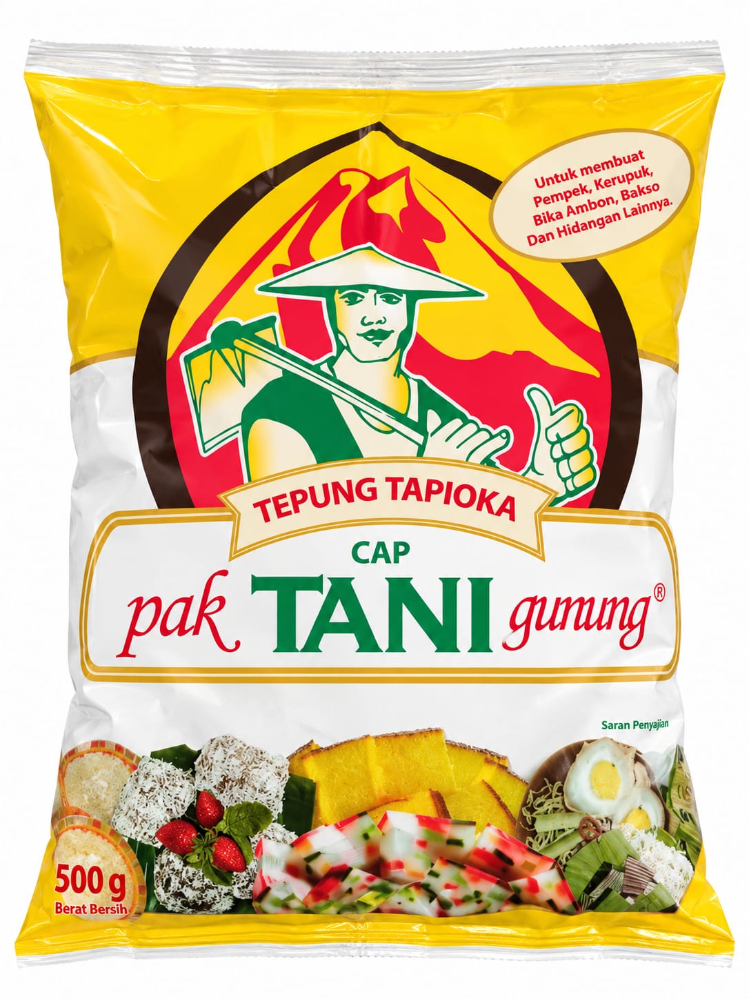 Tepung tapioka cap pak tani gunung 500 g