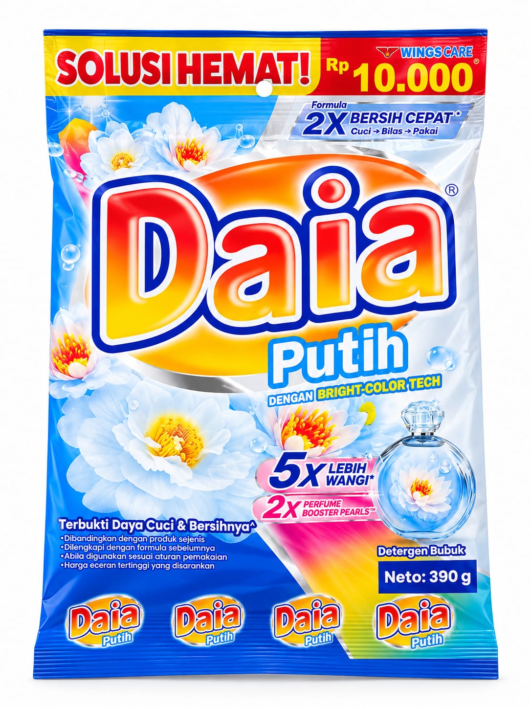 Daia powder detergent putih 390 g