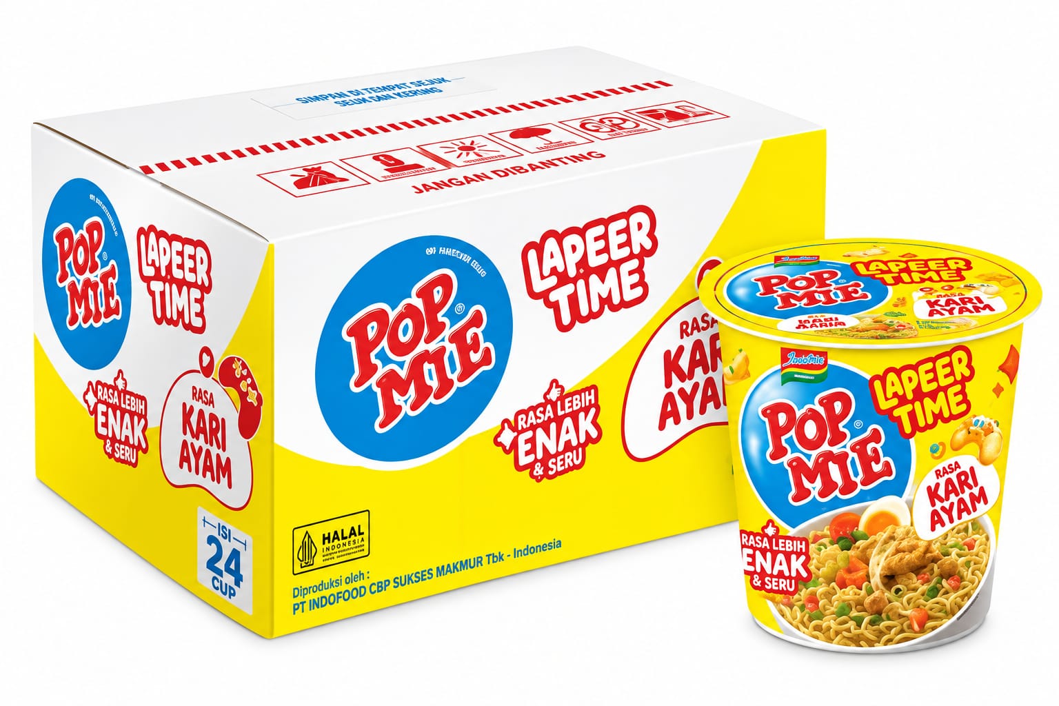 Pop mie kari ayam 75 g